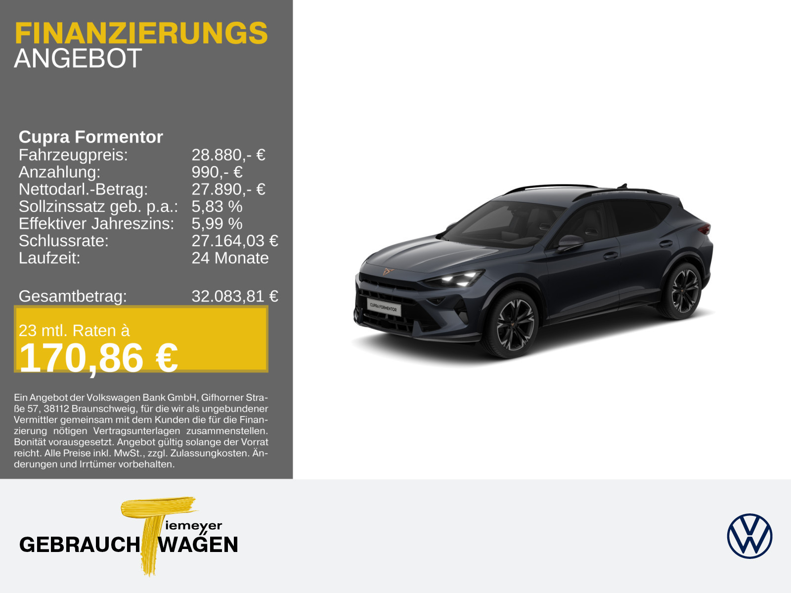 Cupra Formentor 1.5 eTSI Cupra Formentor 1.5 eTSI