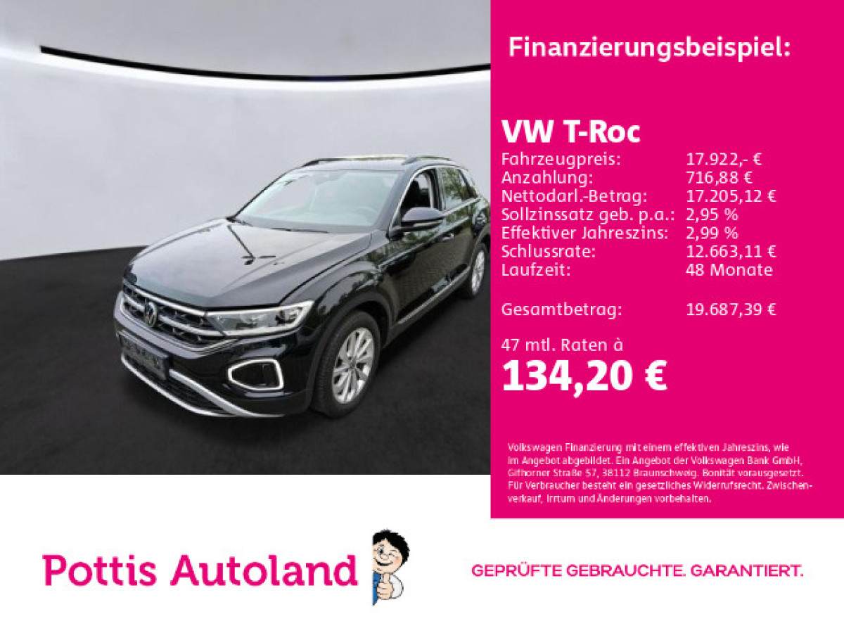 Thumb 0: Volkswagen T-Roc 1.0 TSI STYLE AHK SITZHZG NAVI IQ.LIGHT