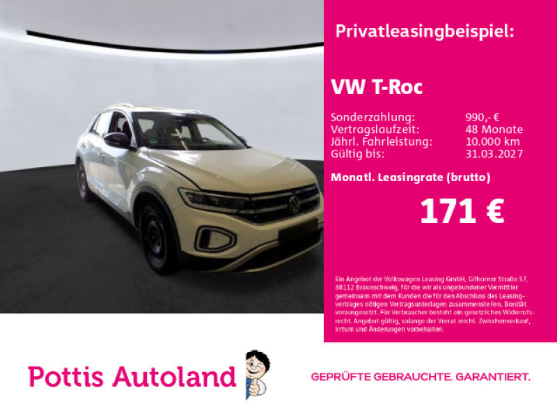 Bild 0: Volkswagen T-Roc 1.0 TSI STYLE SITZHZG PDC LED KLIMA