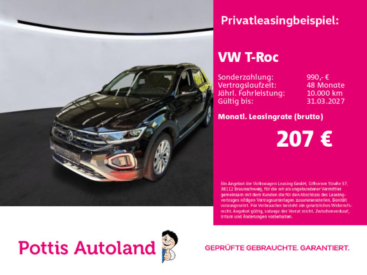 Thumb 0: Volkswagen T-Roc 1.0 TSI STYLE NAVI SITZHZG PDC LED+