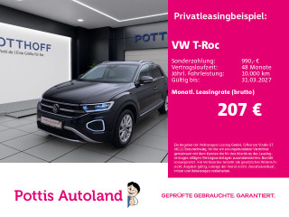 Volkswagen T-Roc 1.0 TSI STYLE NAVI SITZHZG PDC LED+