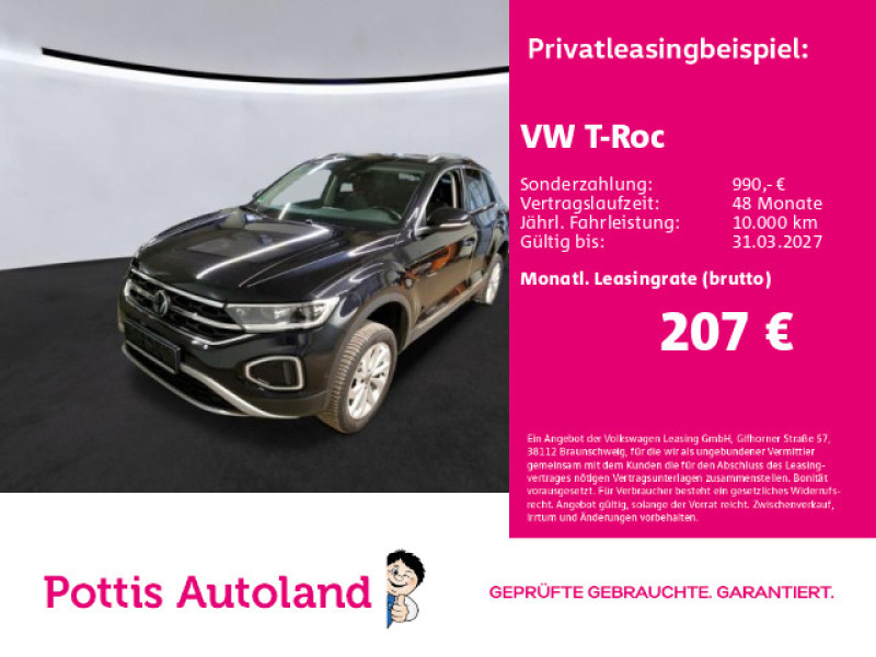 Bild 0: Volkswagen T-Roc 1.0 TSI STYLE NAVI SITZHZG PDC LED+