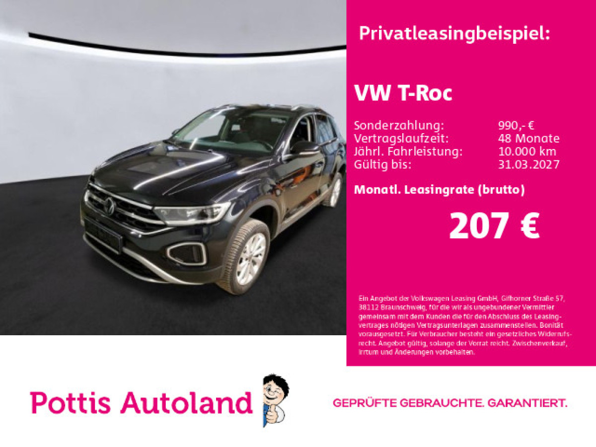 Thumb 0: Volkswagen T-Roc 1.0 TSI STYLE NAVI SITZHZG PDC LED+