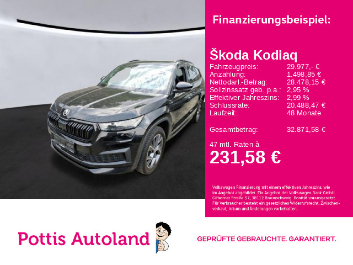 Thumb 0: Škoda Kodiaq 2.0 TDI DSG SPORTLINE AHK NAVI KAMERA MATRIX