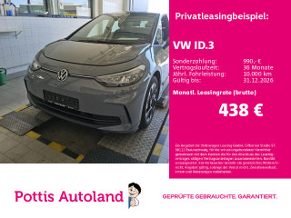 Volkswagen ID.3 PRO KLIMA LM18 PDC LED DAB+