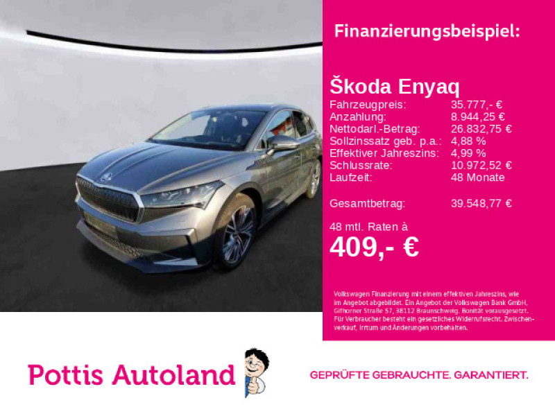 Bild 0: Škoda Enyaq 80 SUITE AHK NAVI KAMERA MATRIX HuD