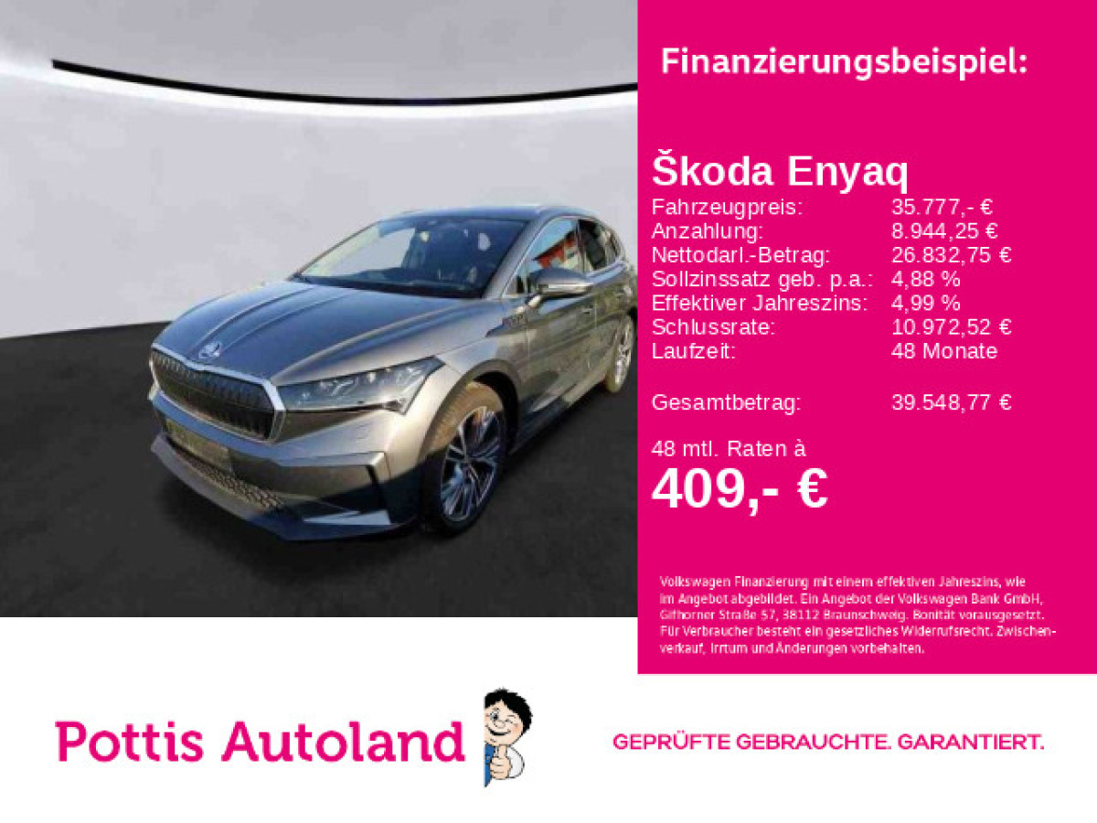 Thumb 0: Škoda Enyaq 80 SUITE AHK NAVI KAMERA MATRIX HuD