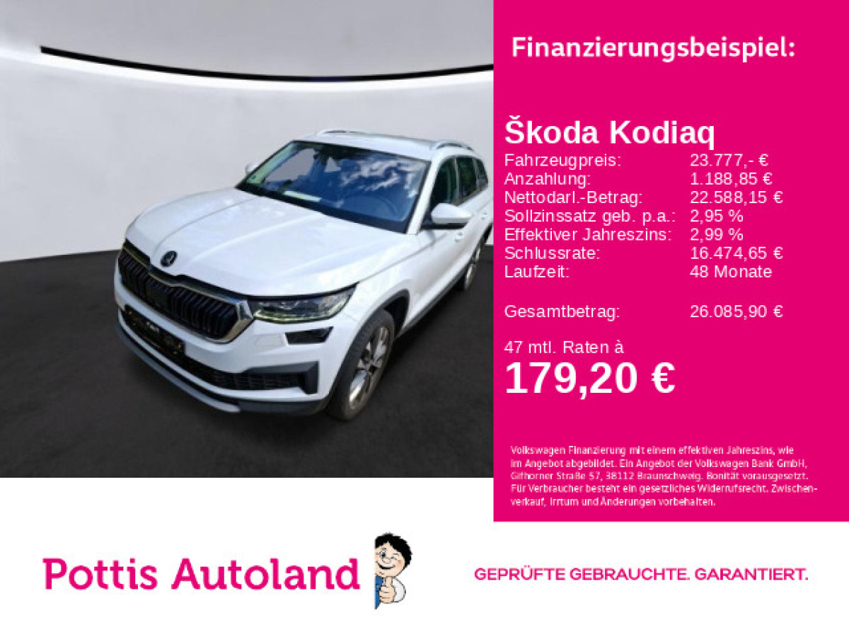 Thumb 0: Škoda Kodiaq 1.5 TSI DSG TOUR AHK KAMERA NAVI MATRIX