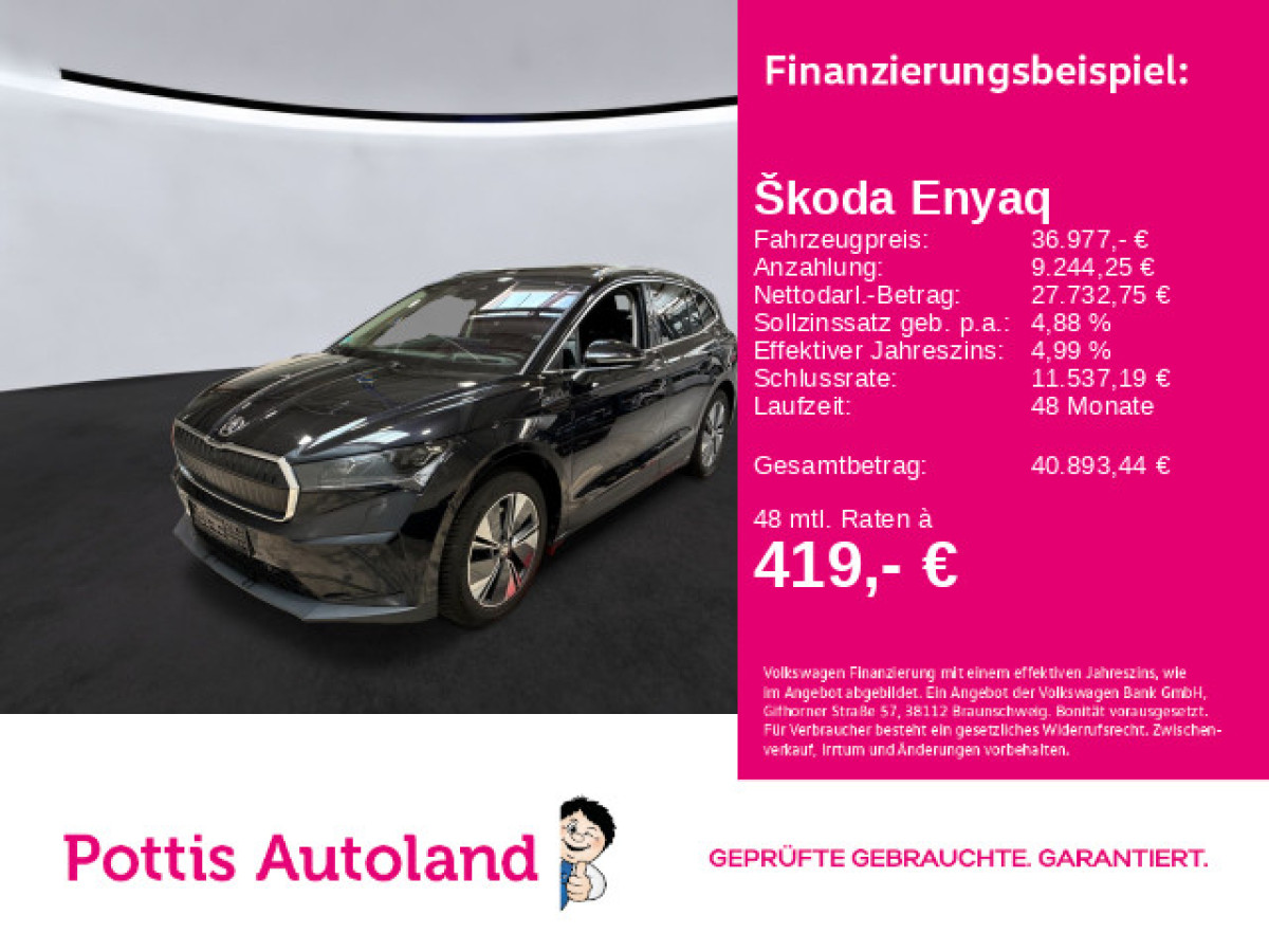 Thumb 0: Škoda Enyaq 80 SUITE AHK KAMERA NAVI MATRIX HuD