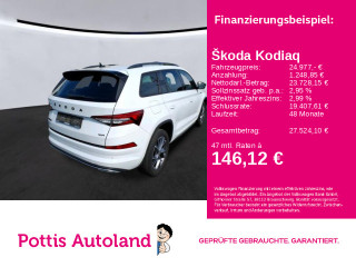 Škoda Kodiaq 2.0 TDI DSG 4x4 SPORTLINE AHK NAVI KAMERA MATRIX