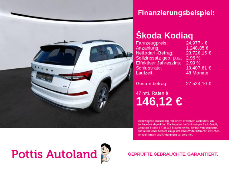 Bild 0: Škoda Kodiaq 2.0 TDI DSG 4x4 SPORTLINE AHK NAVI KAMERA MATRIX