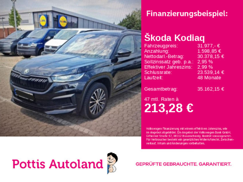 Bild 0: Škoda Kodiaq 2.0 TDI DSG 4x4 SPORTLINE STDHZG NAVI AHK PANO