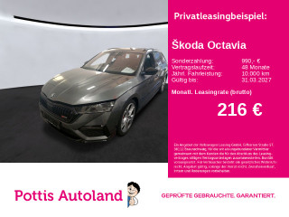 Škoda Octavia Combi 2.0 TSI DSG RS PANO NAVI AHK KAMERA