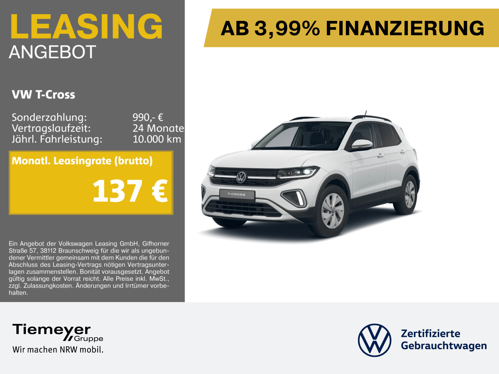 Volkswagen T-Cross 1.0 TSI Volkswagen T-Cross 1.0 TSI