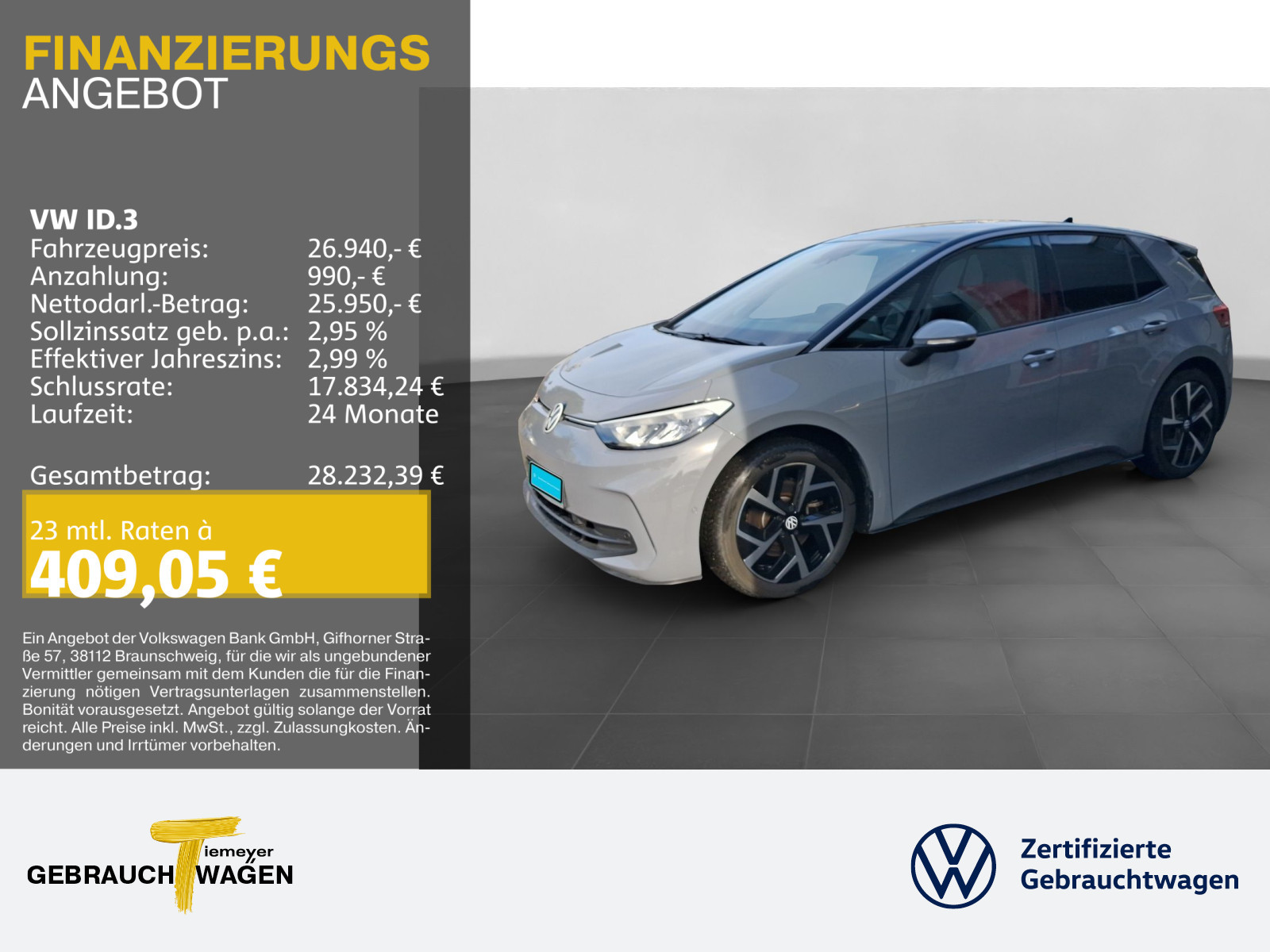 Volkswagen ID.3 Pro MOVE Volkswagen ID.3 Pro MOVE