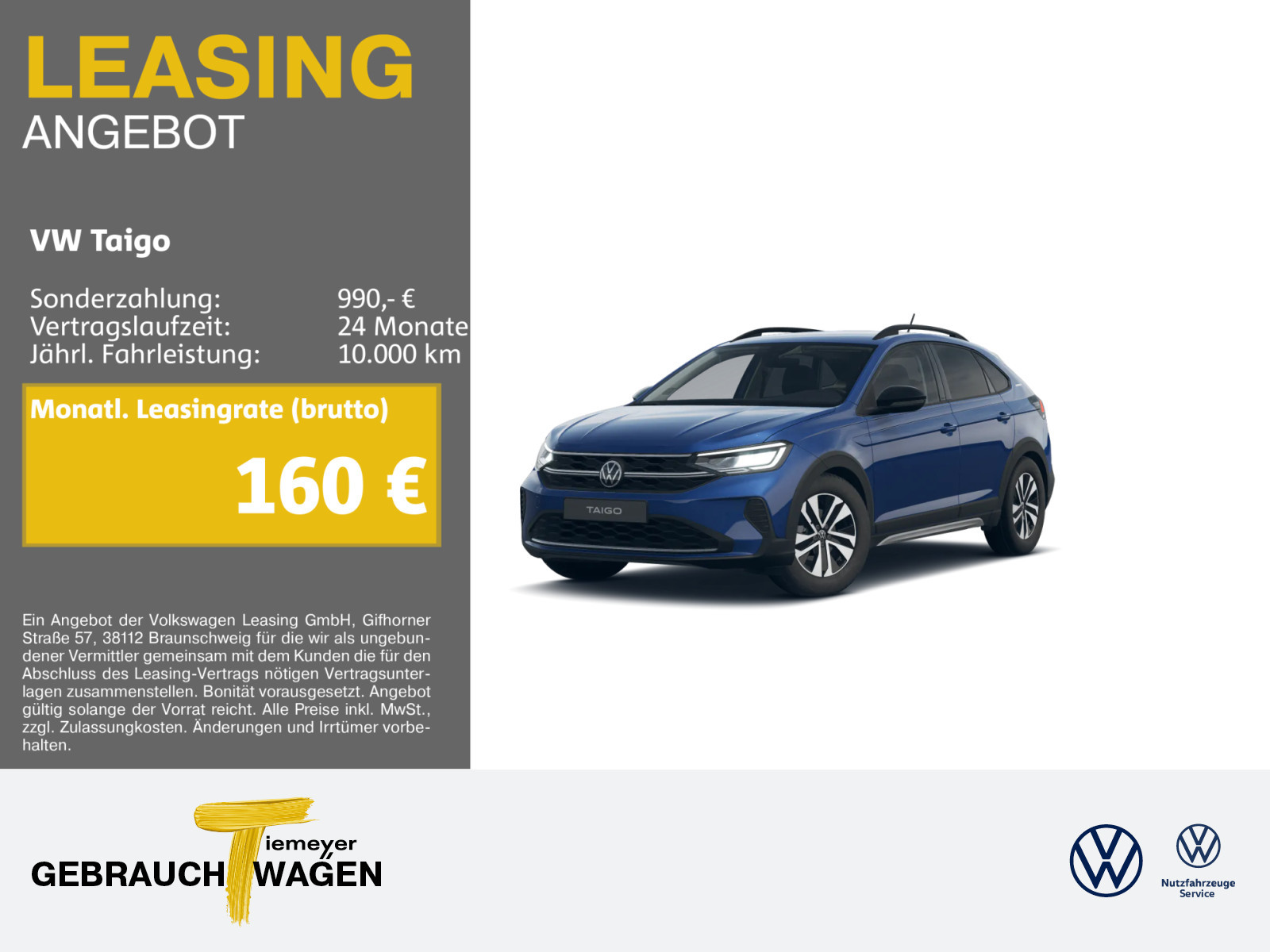 Volkswagen Taigo 1.0 TSI