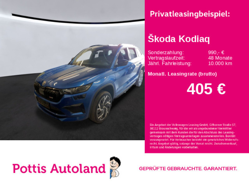 Bild 0: Škoda Kodiaq 2.0 TSI DSG 4x4 RS AHK NAVI KAMERA MATRIX