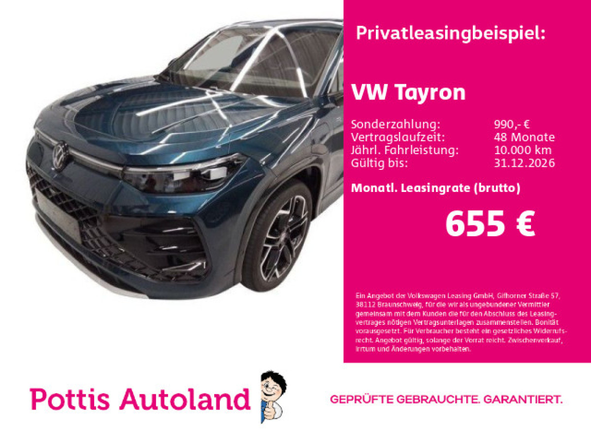 Thumb 0: Volkswagen Tayron 1.5 eHybrid R-LINE NAVI AHK PANO KAMERA