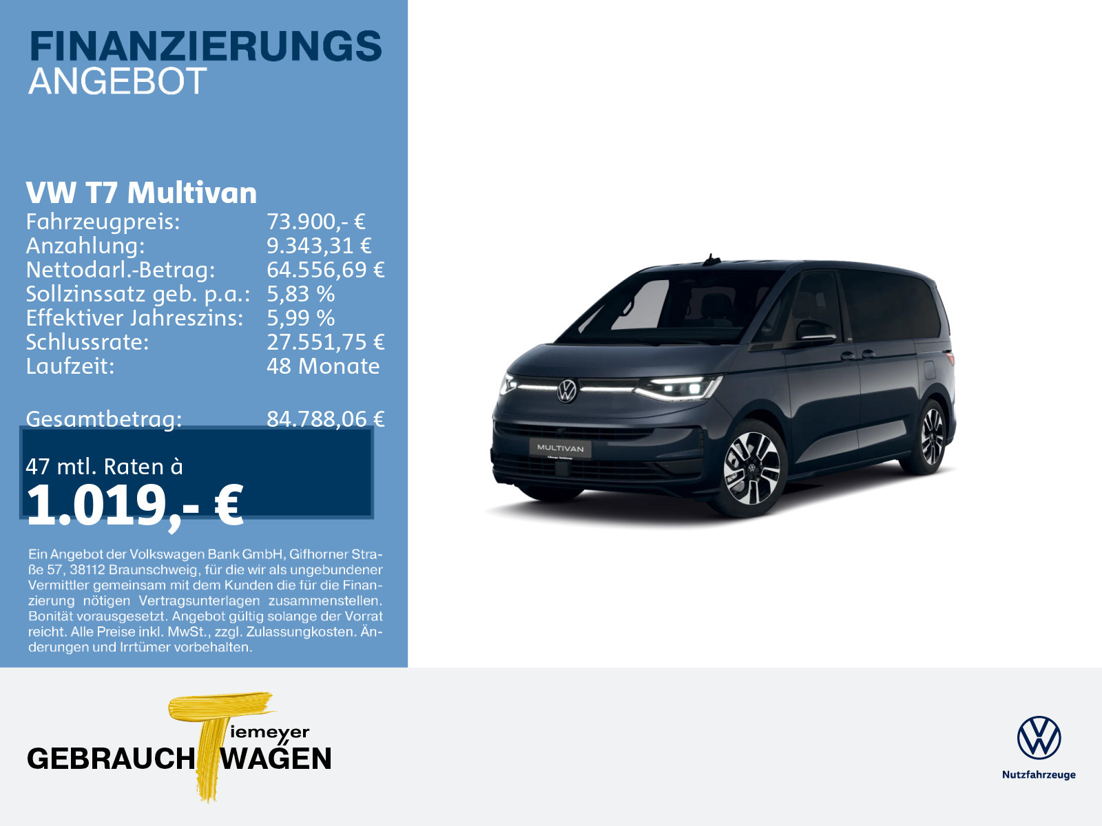 Volkswagen T7 Multivan 2.0 Volkswagen T7 Multivan 2.0