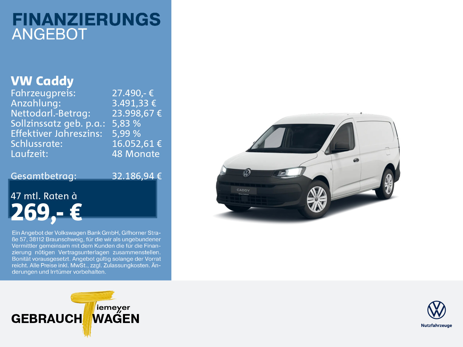 Volkswagen Caddy Cargo 2.0 Volkswagen Caddy Cargo 2.0