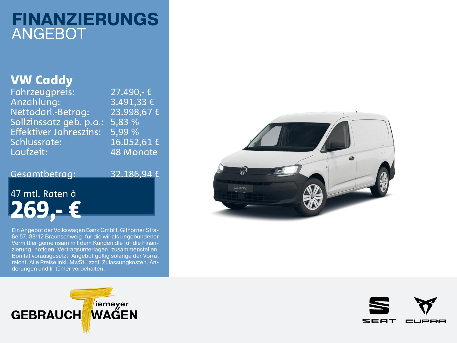 Volkswagen Caddy Cargo 2.0 Volkswagen Caddy Cargo 2.0