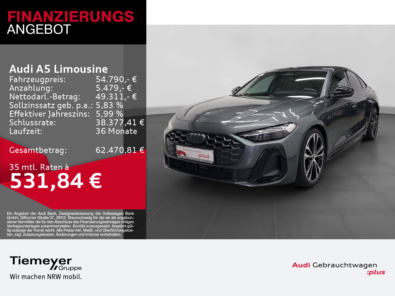 Audi A5 Limousine eHybrid