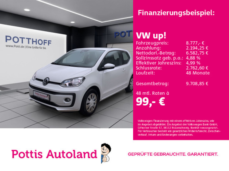 Bild 0: Volkswagen up! MOVE UP! SITZHZG PDC KLIMA