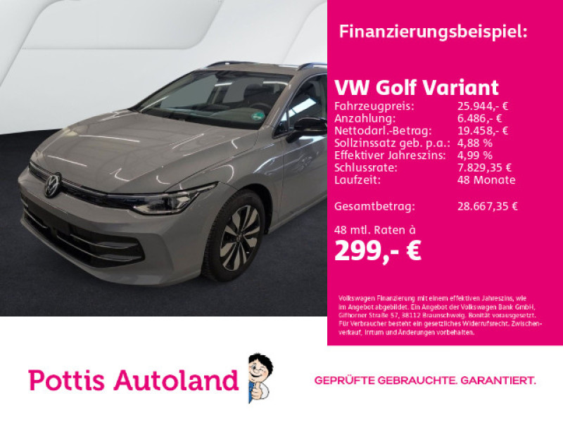 Bild 0: Volkswagen Golf Variant 1.5 eTSI DSG GOAL NAVI AHK KAMERA SITZHZG