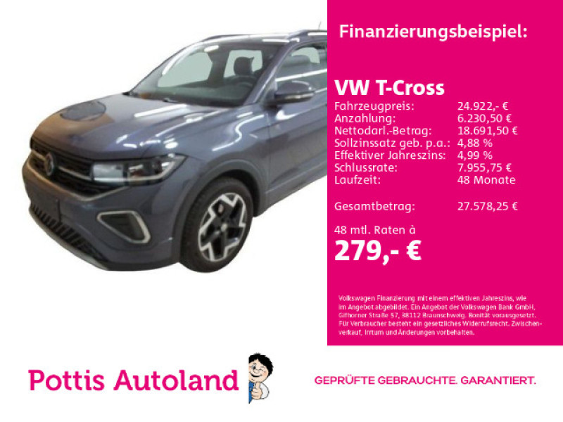 Bild 0: Volkswagen T-Cross 1.0 TSI DSG R-LINE NAVI IQ.LIGHT PDC SITZHZG