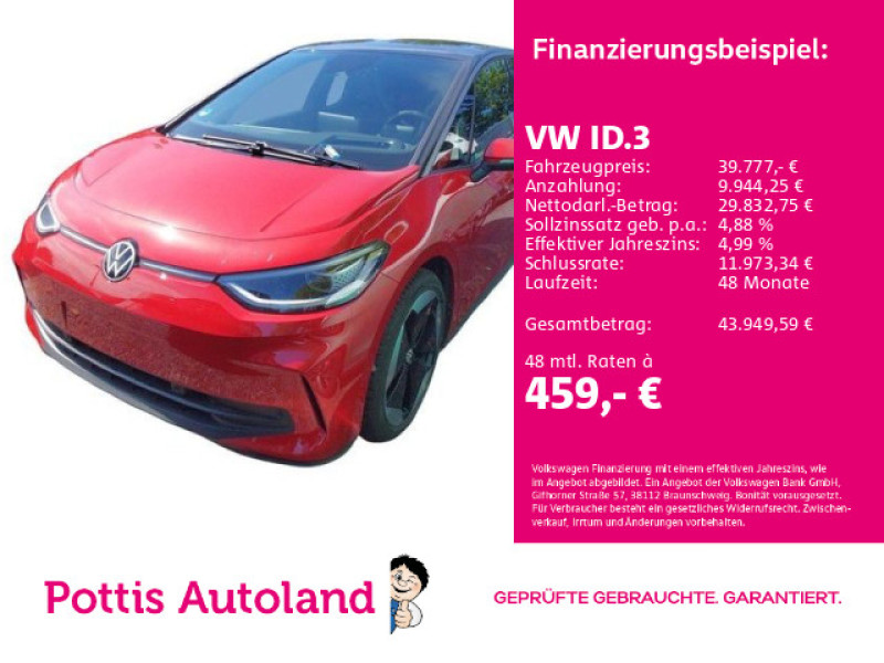 Bild 0: Volkswagen ID.3 PRO S ENERGY IQ.LIGHT NAVI KAMERA