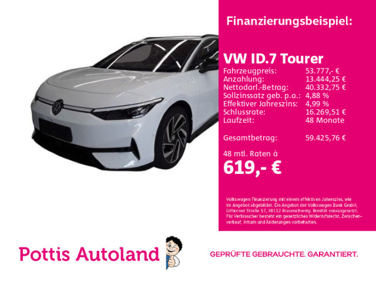 Thumb 0: Volkswagen ID.7 Tourer PRO S AHK IQ.LIGHT NAVI KAMERA