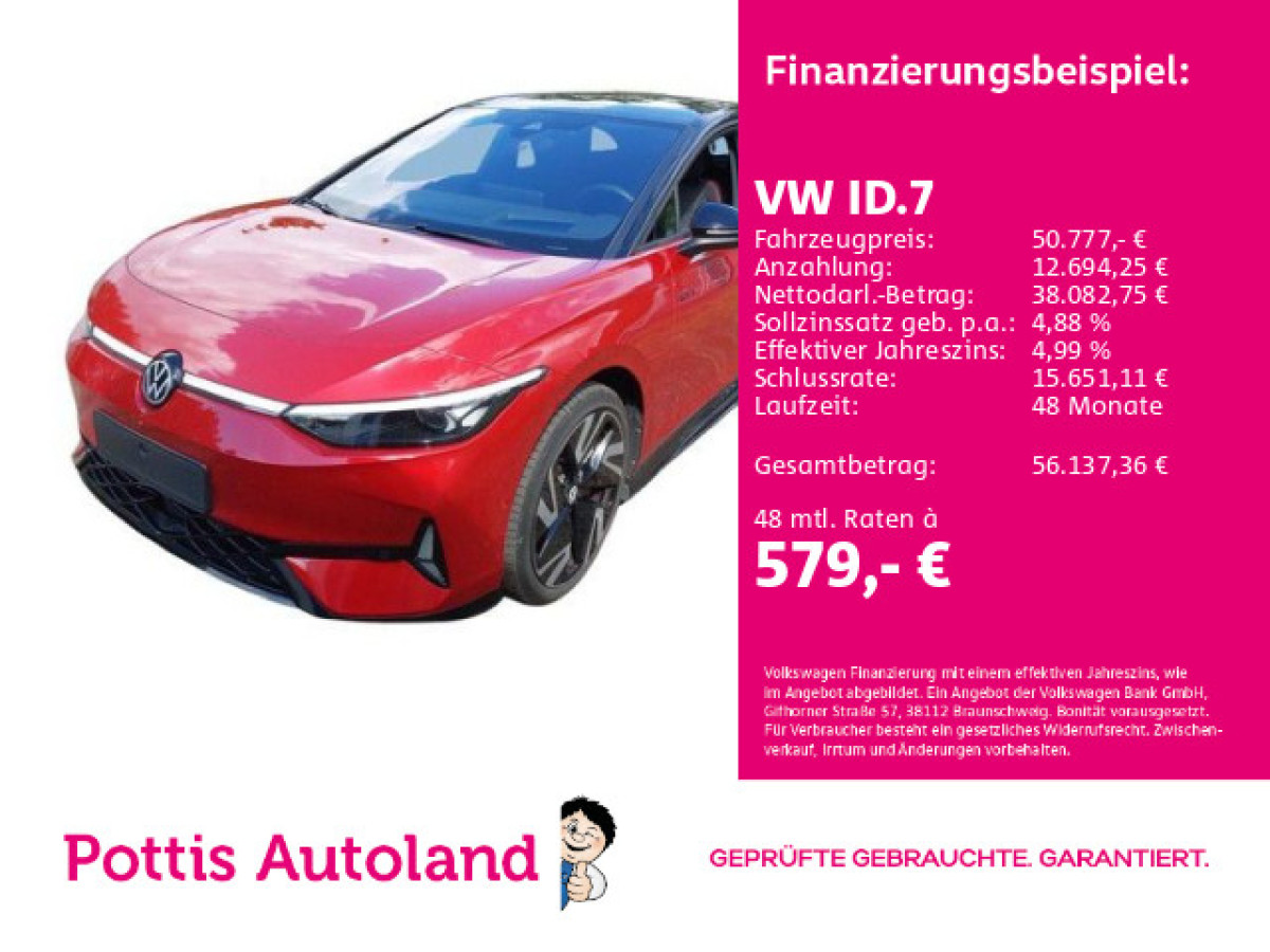 Thumb 0: Volkswagen ID.7 4M GTX PANO AHK NAVI IQ.LIGHT