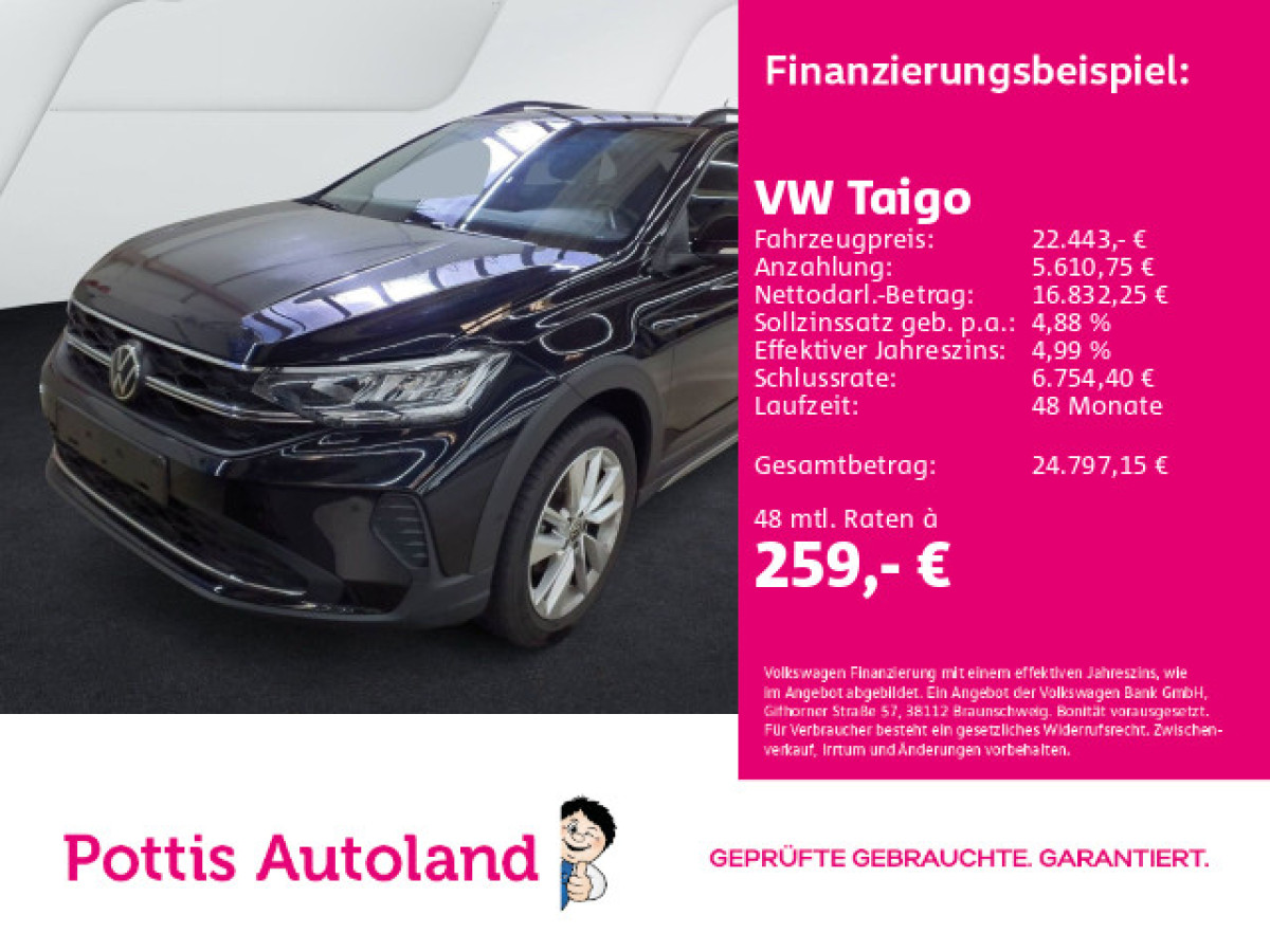 Thumb 0: Volkswagen Taigo 1.0 TSI DSG ENERGY NAVI KAMERA SITZHZG LED
