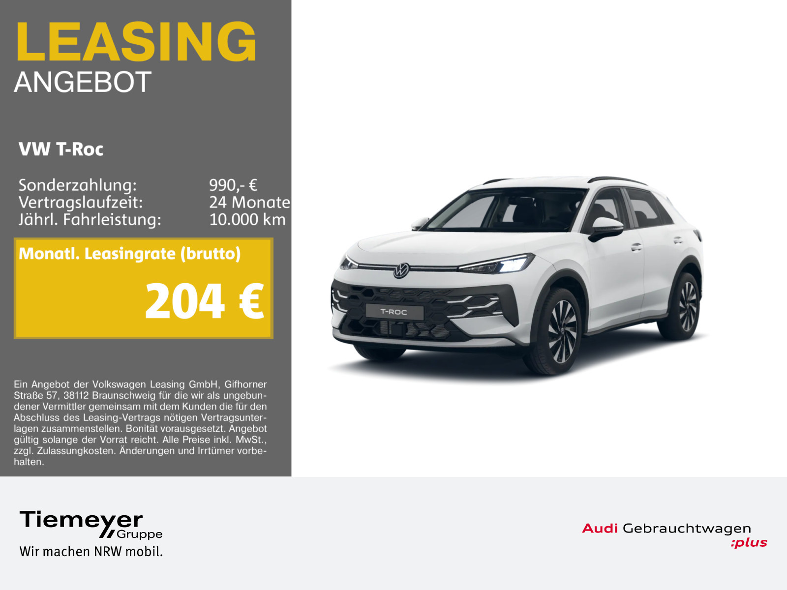 Volkswagen T-Roc 1.5 eTSI Volkswagen T-Roc 1.5 eTSI