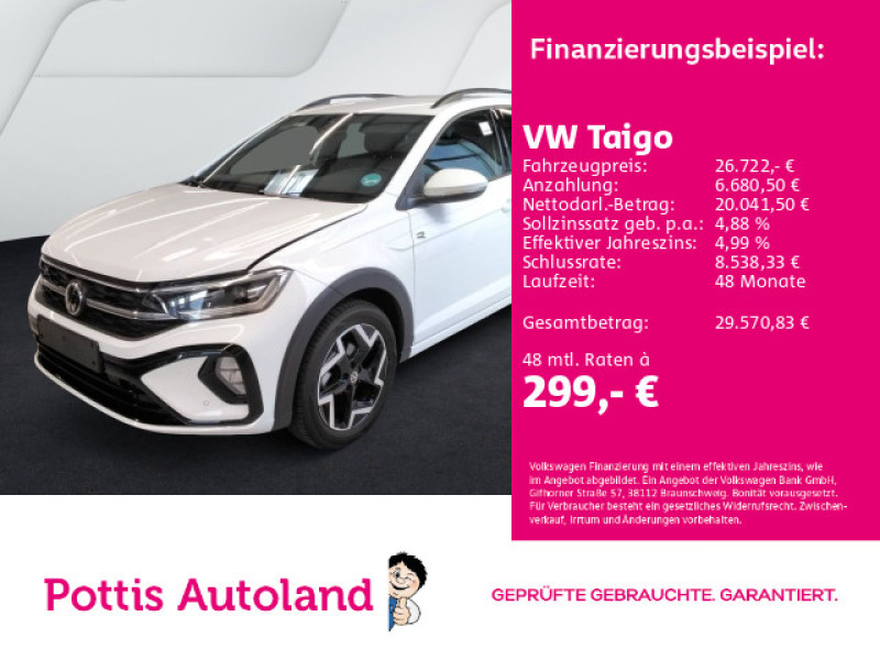 Bild 0: Volkswagen Taigo 1.5 TSI DSG R-LINE NAVI AHK KAMERA SITZHZG