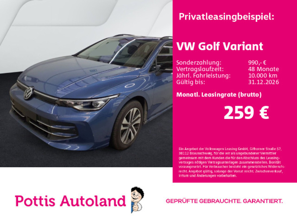 Thumb 0: Volkswagen Golf Variant 1.5 eTSI DSG ENERGY AHK KAMERA NAVI LED+