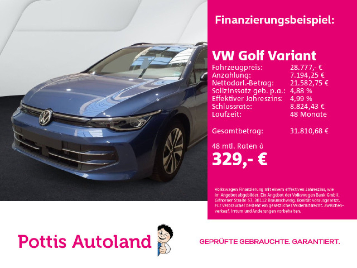 Thumb 0: Volkswagen Golf Variant 1.5 eTSI DSG ENERGY AHK KAMERA NAVI SITZHZG