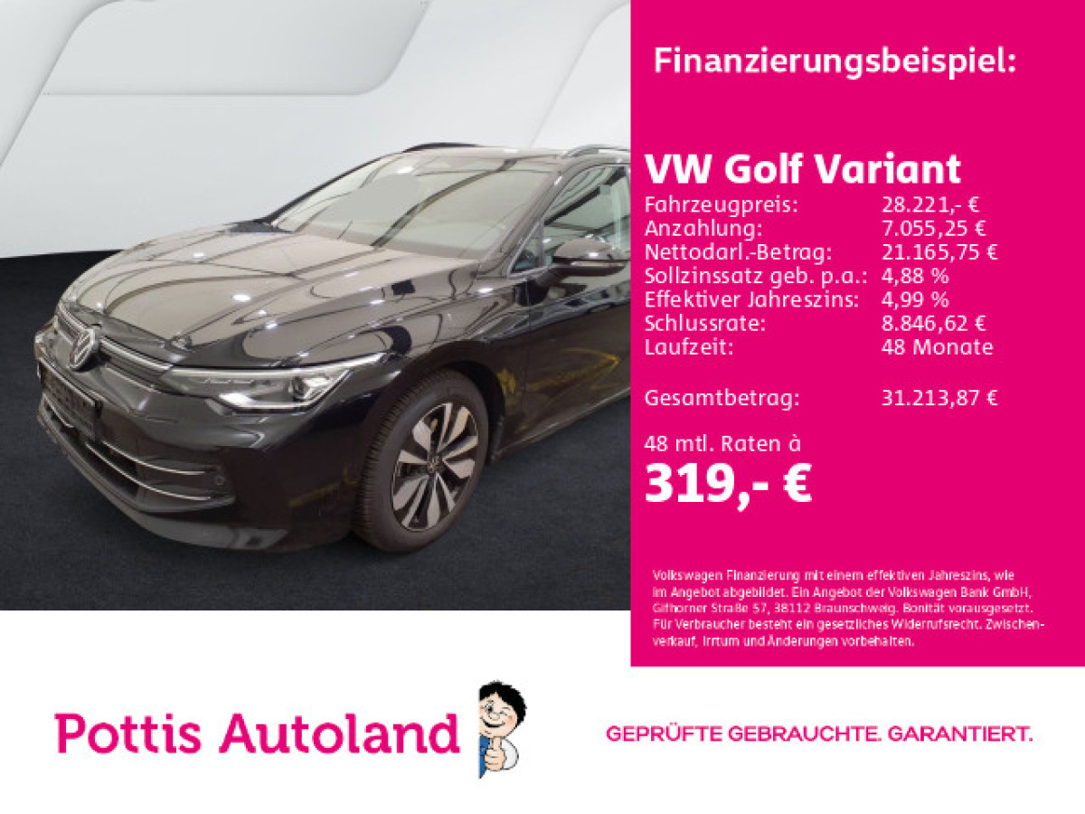 Thumb 0: Volkswagen Golf Variant 1.5 eTSI DSG GOAL AHK NAVI KAMERA LED+