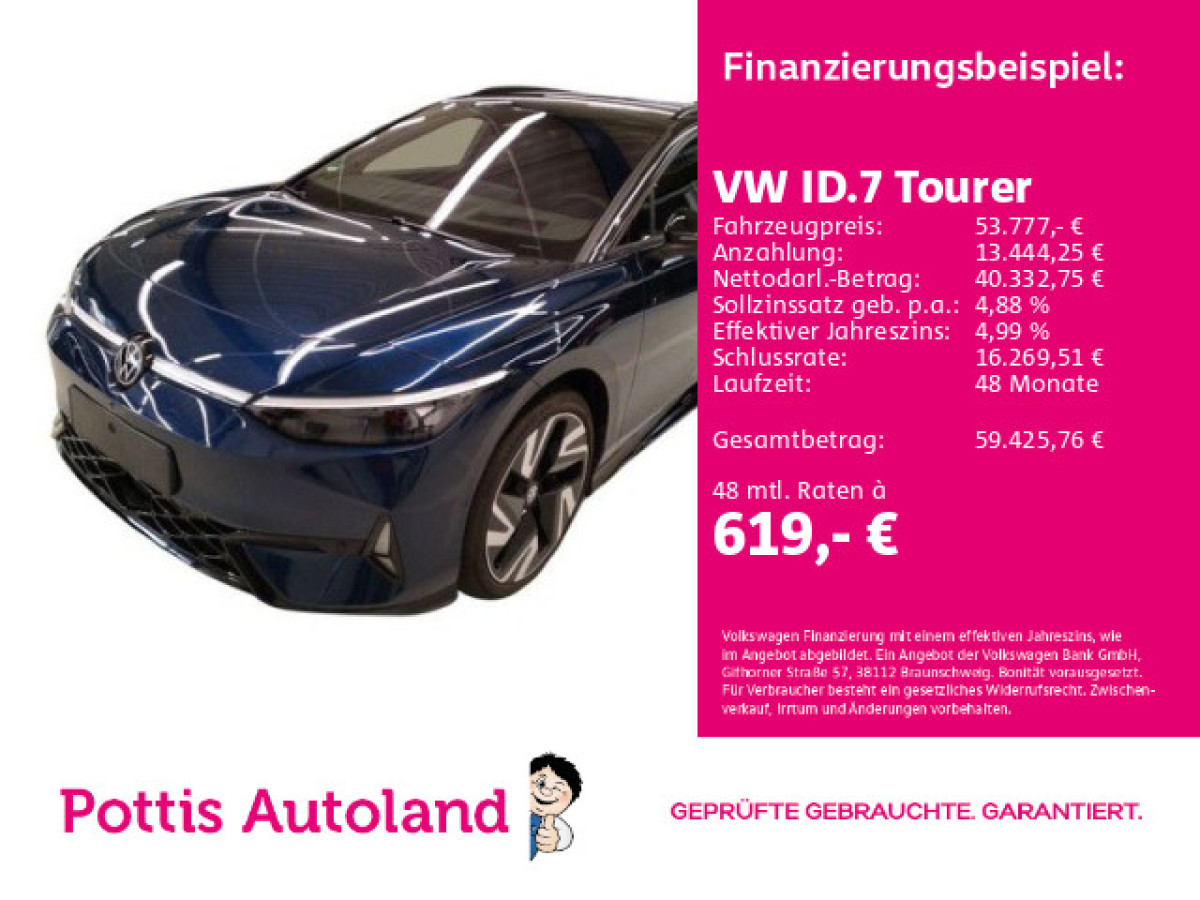 Thumb 0: Volkswagen ID.7 Tourer 4M GTX AHK NAVI IQ.LIGHT KAMERA DCC