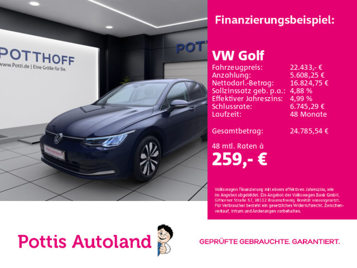 Thumb 0: Volkswagen Golf 2.0 TDI DSG MOVE AHK NAVI KAMERA LED