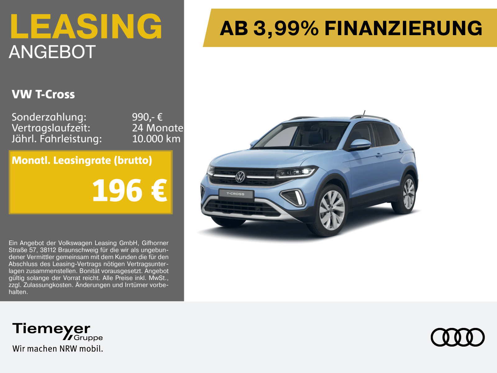Volkswagen T-Cross 1.0 TSI Volkswagen T-Cross 1.0 TSI