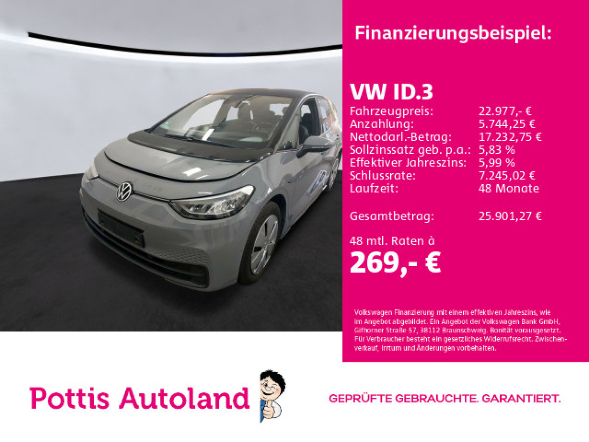 Thumb 0: Volkswagen ID.3 PRO PERFORMANCE KAMERA NAVI SITZHZG LED