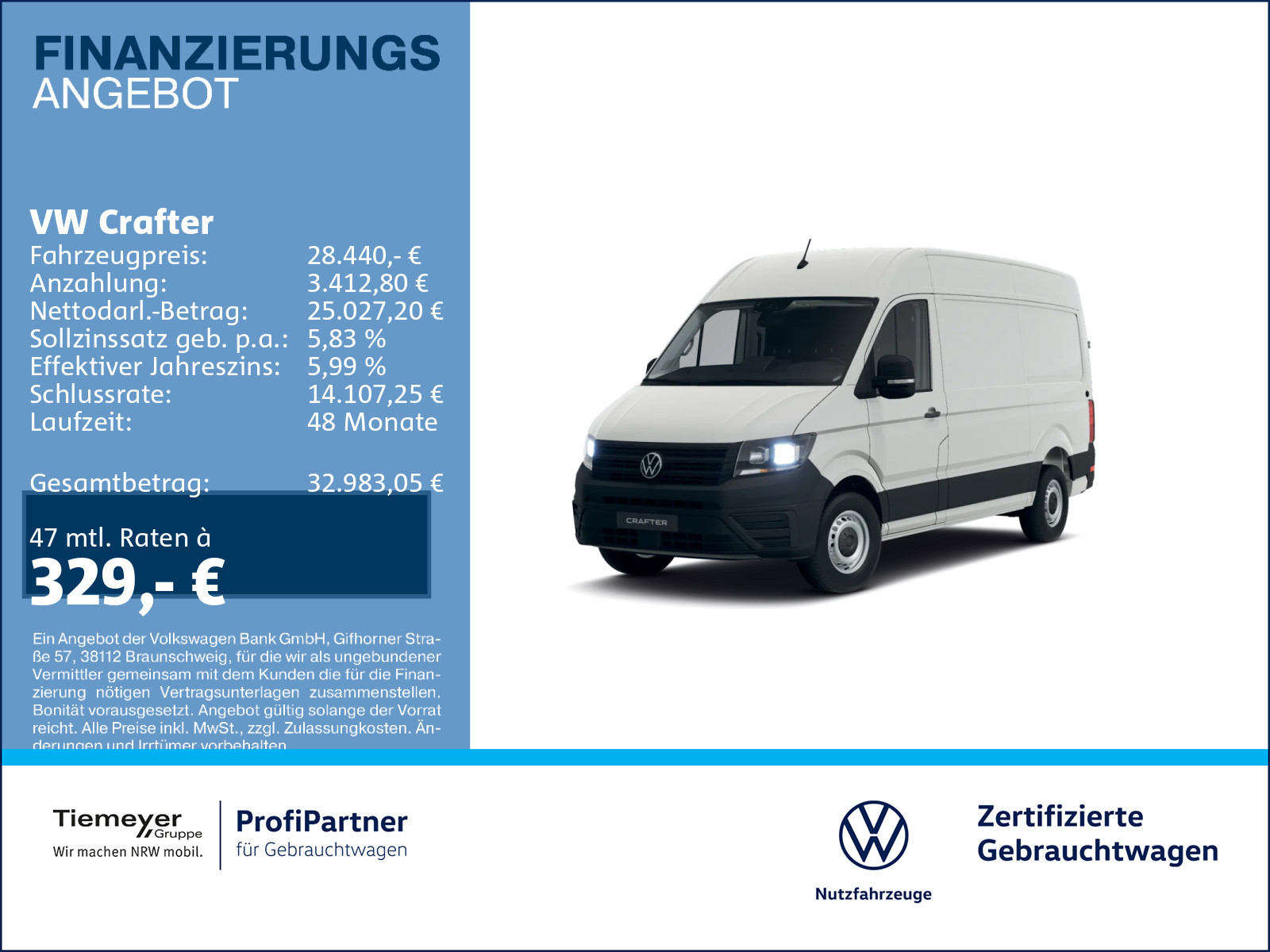 Volkswagen Crafter Kasten 35 Volkswagen Crafter Kasten 35