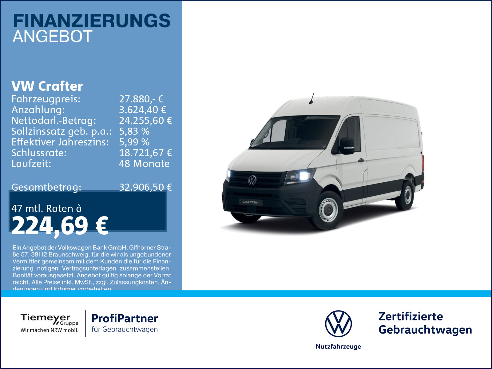 Volkswagen Crafter Kasten 35