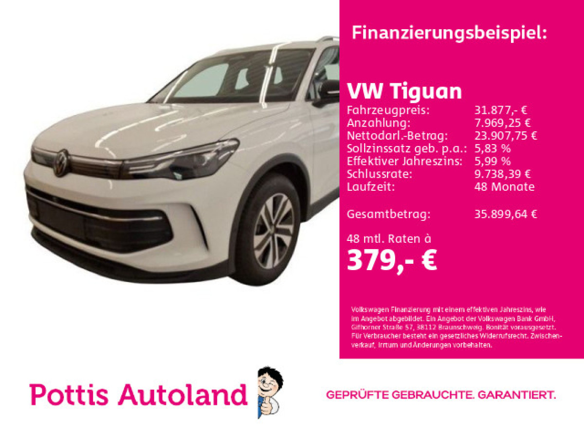 Thumb 0: Volkswagen Tiguan 1.5 eTSI DSG ENERGY AHK KAMERA NAVI PDC