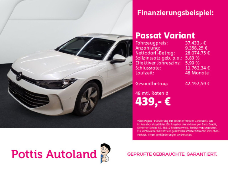 Bild 0: Volkswagen Passat Variant 1.5 TSI eHybrid DSG BUSINESS AHK NAVI KAMERA HuD
