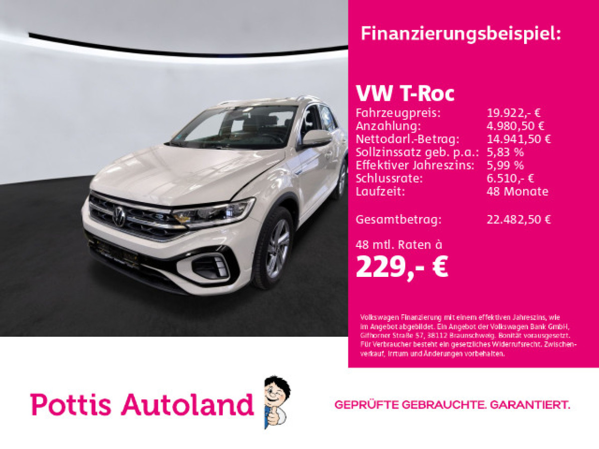 Thumb 0: Volkswagen T-Roc 1.0 TSI R-LINE PDC LED+ SITZHZG KLIMA
