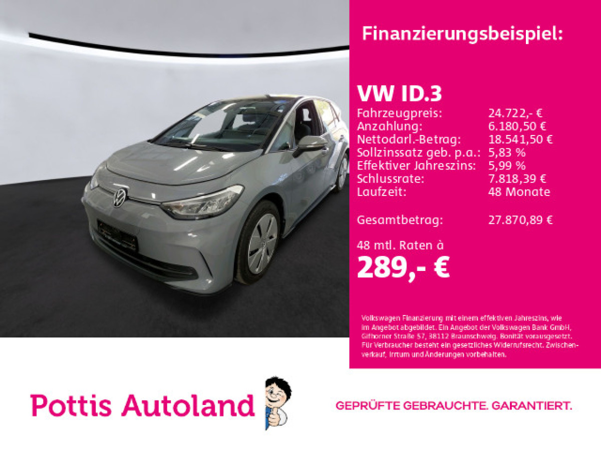 Thumb 0: Volkswagen ID.3 PRO NAVI SITZHZG LED PDC KLIMA