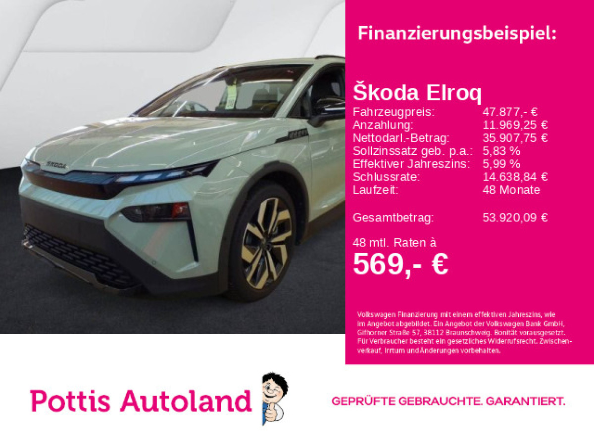Thumb 0: Škoda Elroq 85 SPORTLINE AHK NAVI KAMERA MATRIX HuD
