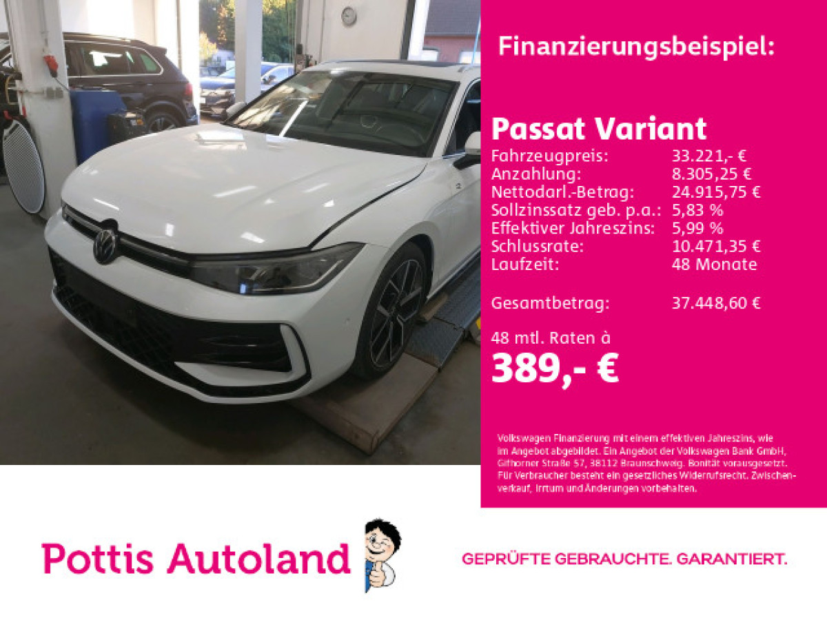 Thumb 0: Volkswagen Passat Variant 2.0 TDI DSG R-LINE STDHZG PANO AHK NAVI